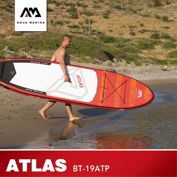 AQUA MARINA ATLAS Surfing Board New Surf Board SUP Surfboards Inflatable Surf Board Stand Up Paddleboard Surf Board 366*84*15cm - PanasiaMarine.Com