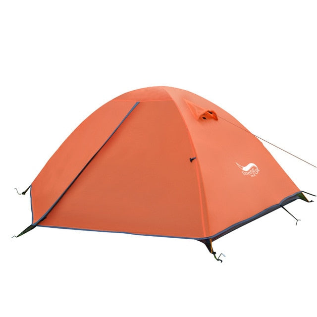 Desert&Fox Backpacking Tent, 2 Person Aluminum Pole Lightweight Camping Tent,Double Layer Portable Handbag for Hiking,Travelling - PanasiaMarine.Com