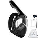 2019 Full Face Snorkeling Masks Panoramic View Anti-fog Anti-Leak Swimming Snorkel Scuba Underwater Diving Mask GoPro Compatible - PanasiaMarine.Com