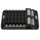 DC 12V-32V 12 Way 24 Fuses Box Circuit Standard Blade Block Holder Car Boat Fuse Auto Replacement Parts - PanasiaMarine.Com