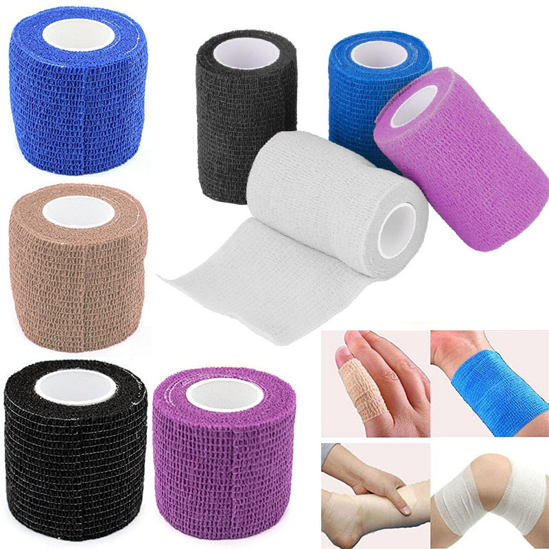 First Aid Security Protection Waterproof Self Adhesive Elastic Bandage 5M First Aid Kit Nonwoven Cohesive Bandages medical 2019 - PanasiaMarine.Com