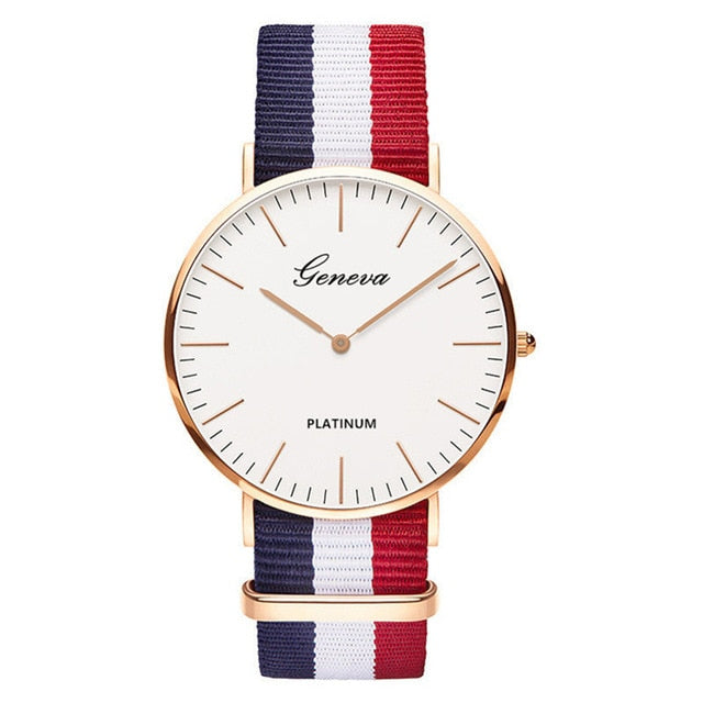 Hot Sale Nylon strap Style Quartz Women Watch Top Brand Watches Fashion Casual Fashion Wrist Watch Relojes - PanasiaMarine.Com