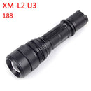 Litwod z30 USB Rechargeable Led Flashlight  XM-L2 U3 5000Lm Zoom Aluminum Remote Switch Led Tactical Flashlight For Hunting - PanasiaMarine.Com