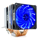 2/4/6 Heatpipes CPU Cooler Fan For AMD Intel 775 1150 1151 1155 1156 CPU Radiator 90mm LED Two Fan 3pin Cooling CPU Fan PC Quiet - PanasiaMarine.Com