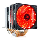 2/4/6 Heatpipes CPU Cooler Fan For AMD Intel 775 1150 1151 1155 1156 CPU Radiator 90mm LED Two Fan 3pin Cooling CPU Fan PC Quiet - PanasiaMarine.Com
