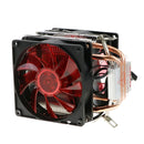 2/4/6 Heatpipes CPU Cooler Fan For AMD Intel 775 1150 1151 1155 1156 CPU Radiator 90mm LED Two Fan 3pin Cooling CPU Fan PC Quiet - PanasiaMarine.Com