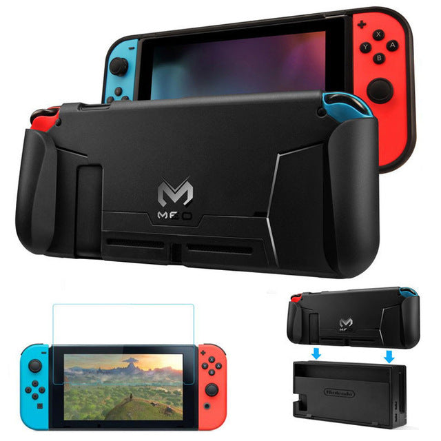 Nintend Switch Accessories Protective Case Guard Cover TPU Shell Docking Handle Grips w/ Card Slot For Nintendos Nintendoswitch - PanasiaMarine.Com