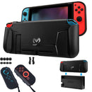 Nintend Switch Accessories Protective Case Guard Cover TPU Shell Docking Handle Grips w/ Card Slot For Nintendos Nintendoswitch - PanasiaMarine.Com