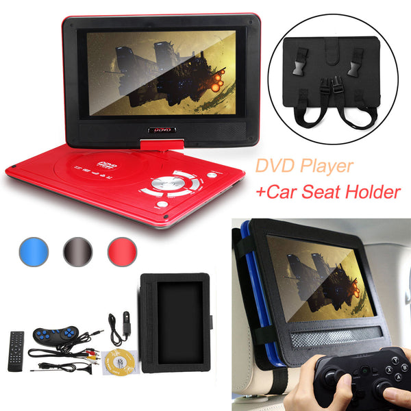 Portable HD DVD Player Video Game Car DVD Supports SD Music Playing 10 Inch Oxford Fabric Cover Bag Car Headrest Mount Holder - PanasiaMarine.Com