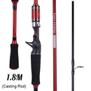 Carbon Spinning Fishing Rod M/MH Power wt:10-30g Casting Rod Carbon rod Fishing rod Fishing Tackle 1.8m/2.1m - PanasiaMarine.Com