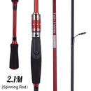 Carbon Spinning Fishing Rod M/MH Power wt:10-30g Casting Rod Carbon rod Fishing rod Fishing Tackle 1.8m/2.1m - PanasiaMarine.Com