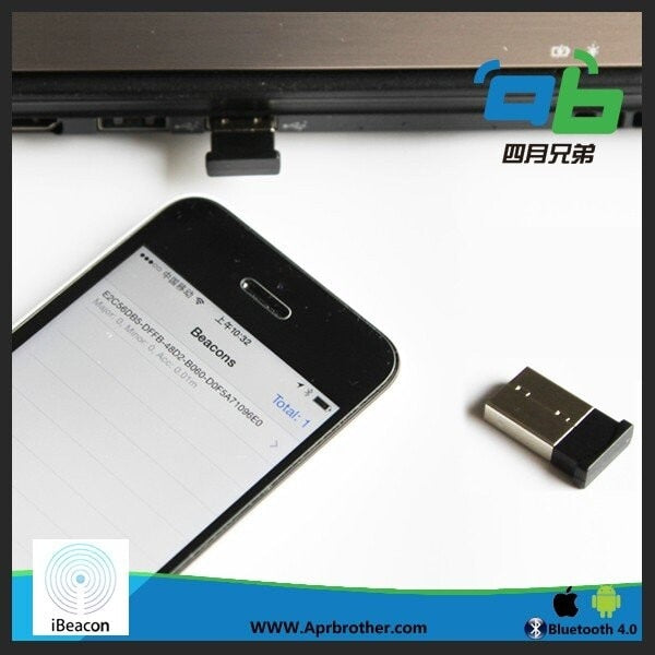 15m ibeacon Mini USB Eddystone Base Station Shake it Broadcast Indoor Location Smart Home Phone Beacon LBS IOS Android Blueteeth - PanasiaMarine.Com