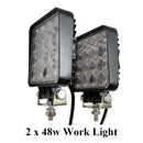 12V Spot Led Work Light Bar 48W 4inch Offroad Car Headlight for Truck Tractor Boat Trailer 4x4 SUV ATV Led Driving Light Lamp - PanasiaMarine.Com