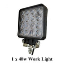 12V Spot Led Work Light Bar 48W 4inch Offroad Car Headlight for Truck Tractor Boat Trailer 4x4 SUV ATV Led Driving Light Lamp - PanasiaMarine.Com
