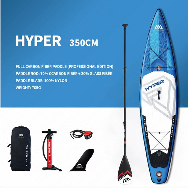 AQUA MARINA HYPER Surf Board Surfing Board Stand Up Paddleboard Inflatable SUP Paddle Board SUP Board For Surfing 350*79*15CM - PanasiaMarine.Com
