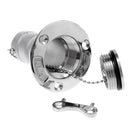38mm 1.5 inch Marine Stainless Steel Boat Deck Fill/ Filler Port Gas Fuel Tank With Key Cap - PanasiaMarine.Com