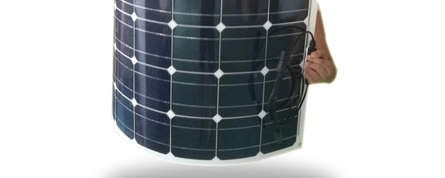 Portable Flexible Solar Panel 12v 100w Monocrystalline Solar Charger Battery Caravan Camping Car Boat Marine Yacht Boat LED - PanasiaMarine.Com
