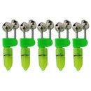 1pc or 5pcs LED Fishing Rod Bite Alarm Bells Ring Fishing Lures Accessory Red Light Alerter Outdoor Fish Tool - PanasiaMarine.Com