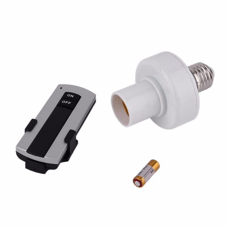 Professional E27 Screw Wireless Remote Control Light Lamp Bulb Holder Bases Cap Socket Switch Lamp Accessories On Off 220V - PanasiaMarine.Com
