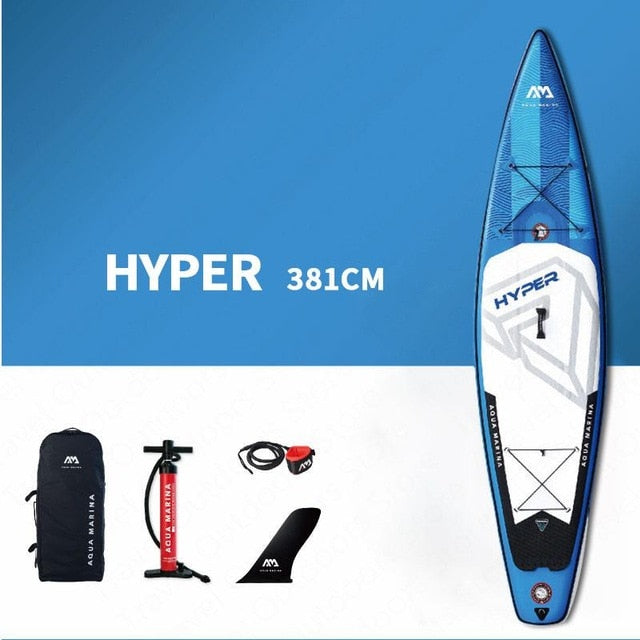 AQUA MARINA HYPER Fashion Surfboard Sup Surfing Board Inflatable Surfboard 381*81*15cm Stand Up Paddle Board Paddleboard - PanasiaMarine.Com