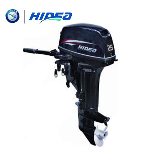 HIDEA Hot Selling Water Cooled 2-stroke 25 HP Marine Engine Outboard Motor For Boats  long shaft - PanasiaMarine.Com