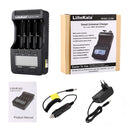 Liitokala lii-500 lii-500S LCD 3.7V 1.2V 18650 26650 21700 Battery Charger with screen ,Test the battery capacity Touch control - PanasiaMarine.Com