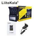 Liitokala lii-500 lii-500S LCD 3.7V 1.2V 18650 26650 21700 Battery Charger with screen ,Test the battery capacity Touch control - PanasiaMarine.Com