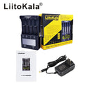 Liitokala lii-500 lii-500S LCD 3.7V 1.2V 18650 26650 21700 Battery Charger with screen ,Test the battery capacity Touch control - PanasiaMarine.Com