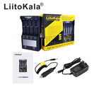 Liitokala lii-500 lii-500S LCD 3.7V 1.2V 18650 26650 21700 Battery Charger with screen ,Test the battery capacity Touch control - PanasiaMarine.Com
