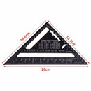 12inch Triangle Ruler for Woodworking Square Layout Gauge Measuring Tool Woodworking Gauges Protractors - PanasiaMarine.Com