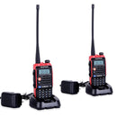 2PCS LED Light 4800mah Battery Bf-Uvb2 Baofeng Uvb2 Plus For WalkieTalkie Cb Radio Mobile Comunicador High Power Baofeng 8w b2 - PanasiaMarine.Com