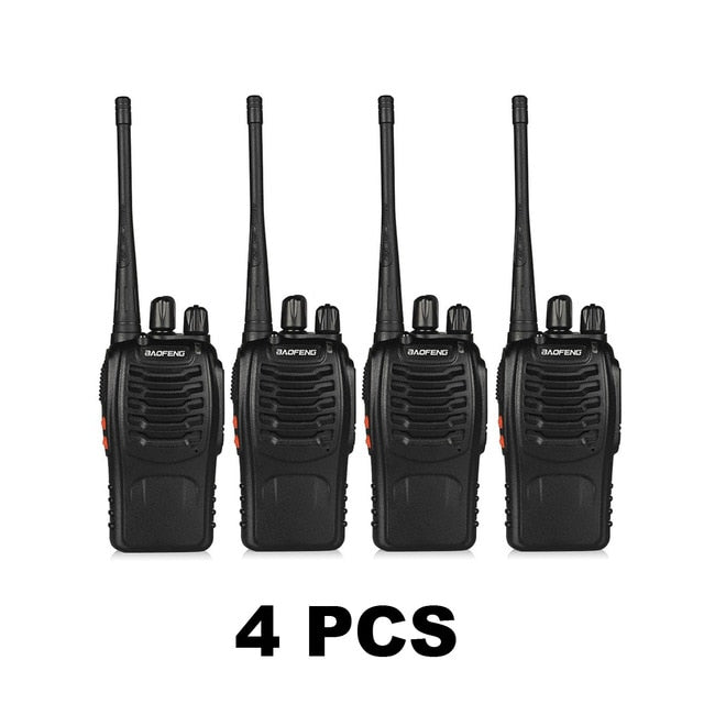 2 PCS 4 PCS Baofeng BF-888S Walkie Talkie Handheld Pofung 888s UHF 5W 400-470MHz 16CH Two Way Portable Scan Monitor Ham CB Radio - PanasiaMarine.Com