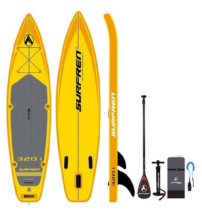 Inflatable Surf Stand Up Sup paddle board iSUP Surfing Paddleboard SURFREN All Round320i wakeboard kayakboat size320*81*15cm - PanasiaMarine.Com