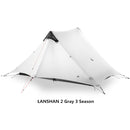 2019 3F UL GEAR LanShan 2 People Oudoor Ultralight Camping Tent 3/4 Season 1 Single 15D Nylon Silicon Coating Rodless Tent - PanasiaMarine.Com