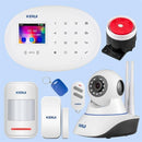 KERUI Wireless Home Security WIFI GSM GPRS Alarm System W20 APP Remote Control RFID Card Disarm System With 2.4 inch TFT Touch - PanasiaMarine.Com