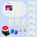 KERUI Wireless Home Security WIFI GSM GPRS Alarm System W20 APP Remote Control RFID Card Disarm System With 2.4 inch TFT Touch - PanasiaMarine.Com
