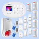 KERUI Wireless Home Security WIFI GSM GPRS Alarm System W20 APP Remote Control RFID Card Disarm System With 2.4 inch TFT Touch - PanasiaMarine.Com