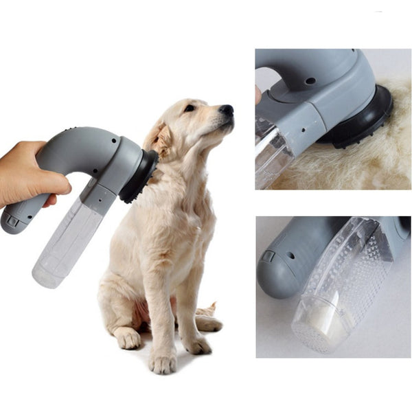 Electric pet sucker Pet Hair Vacuum Removal Fur Suction Grooming Device Pets Dog Portable Pets MassageCleaner For Dogs - PanasiaMarine.Com