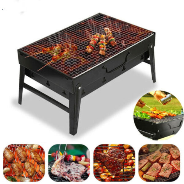 Small BBQ Barbecue Grill Folding Portable Charcoal Outdoor Camping  Picnic Burner FoldableCharcoal Camping Barbecue Oven - PanasiaMarine.Com