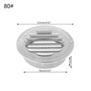 Stainless Steel Exterior Wall Air Vent Grille Round Ducting Ventilation Grilles 70mm,80mm,100mm,120mm,150mm,160mm,180mm,200mm - PanasiaMarine.Com
