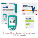 3in1 Multi-Function Cholesterol&Uric acid& blood glucose meter Monitoring system Diabetes Gout Device with Test Strips &Lancets - PanasiaMarine.Com