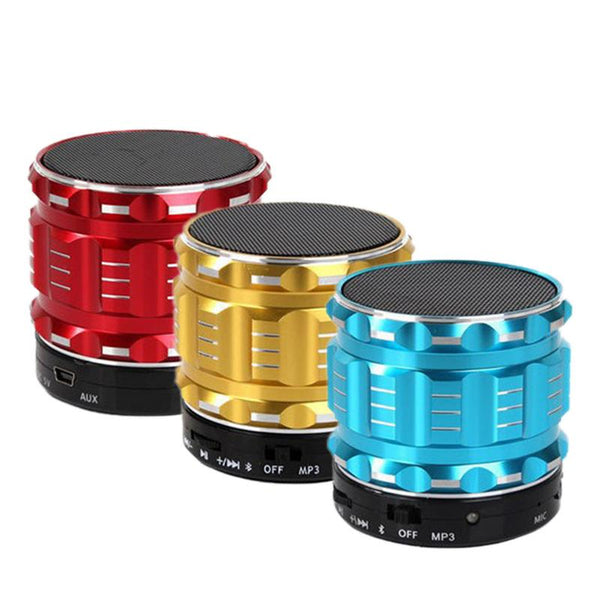 Bluetooth Speaker Metal Wireless Mini Smart Portable Audio Subwoofer For Mobile Phones Tablets PC Outdoor Home Support TF U Disk - PanasiaMarine.Com