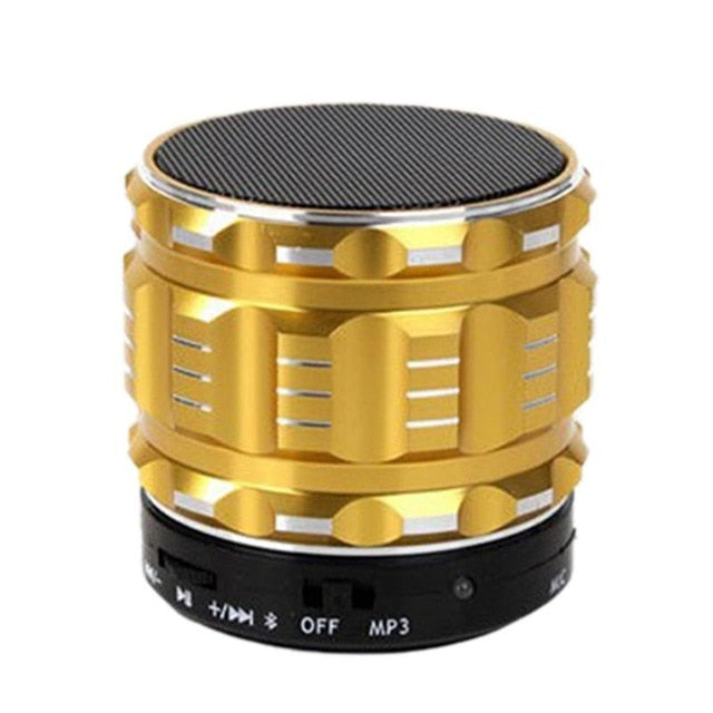 Bluetooth Speaker Metal Wireless Mini Smart Portable Audio Subwoofer For Mobile Phones Tablets PC Outdoor Home Support TF U Disk - PanasiaMarine.Com