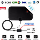 120 Miles Antenna For Digital TV 25DB HDTV Antenna With Amplifier Signal Booster Radius DVB-T2 Indoor Grid satellite TV Aerial - PanasiaMarine.Com