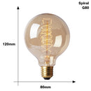 Retro Edison Light Bulb E27 220V 40W ST64 G80 G95 T10 T45 T185 A19 A60 Filament Incandescent Ampoule Bulbs Vintage Edison Lamp - PanasiaMarine.Com