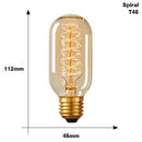 Retro Edison Light Bulb E27 220V 40W ST64 G80 G95 T10 T45 T185 A19 A60 Filament Incandescent Ampoule Bulbs Vintage Edison Lamp - PanasiaMarine.Com