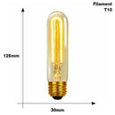 Retro Edison Light Bulb E27 220V 40W ST64 G80 G95 T10 T45 T185 A19 A60 Filament Incandescent Ampoule Bulbs Vintage Edison Lamp - PanasiaMarine.Com