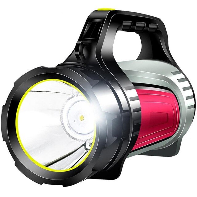 LED Camping Light Rechargeable 8000LM Spotlight Outdoor Lantern Flashlight Waterproof Searchlight for Hiking Fishing Emergency - PanasiaMarine.Com