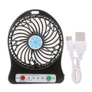 Portable LED Light  Mini Fan Air Cooler Mini Desk USB Fan Third Wind USB Fan Rechargeable ABS Portable Office Outdoor Home - PanasiaMarine.Com