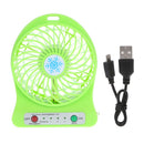 Portable LED Light  Mini Fan Air Cooler Mini Desk USB Fan Third Wind USB Fan Rechargeable ABS Portable Office Outdoor Home - PanasiaMarine.Com